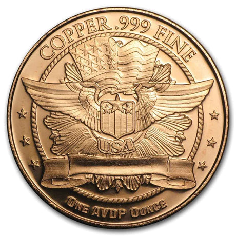 US Trade Dollar 1oz Copper Round