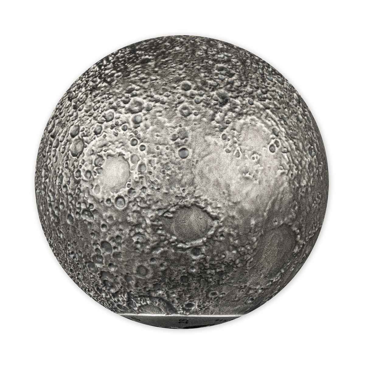 Moon 2023 $5 3oz Silver Antique Sphere Coin
