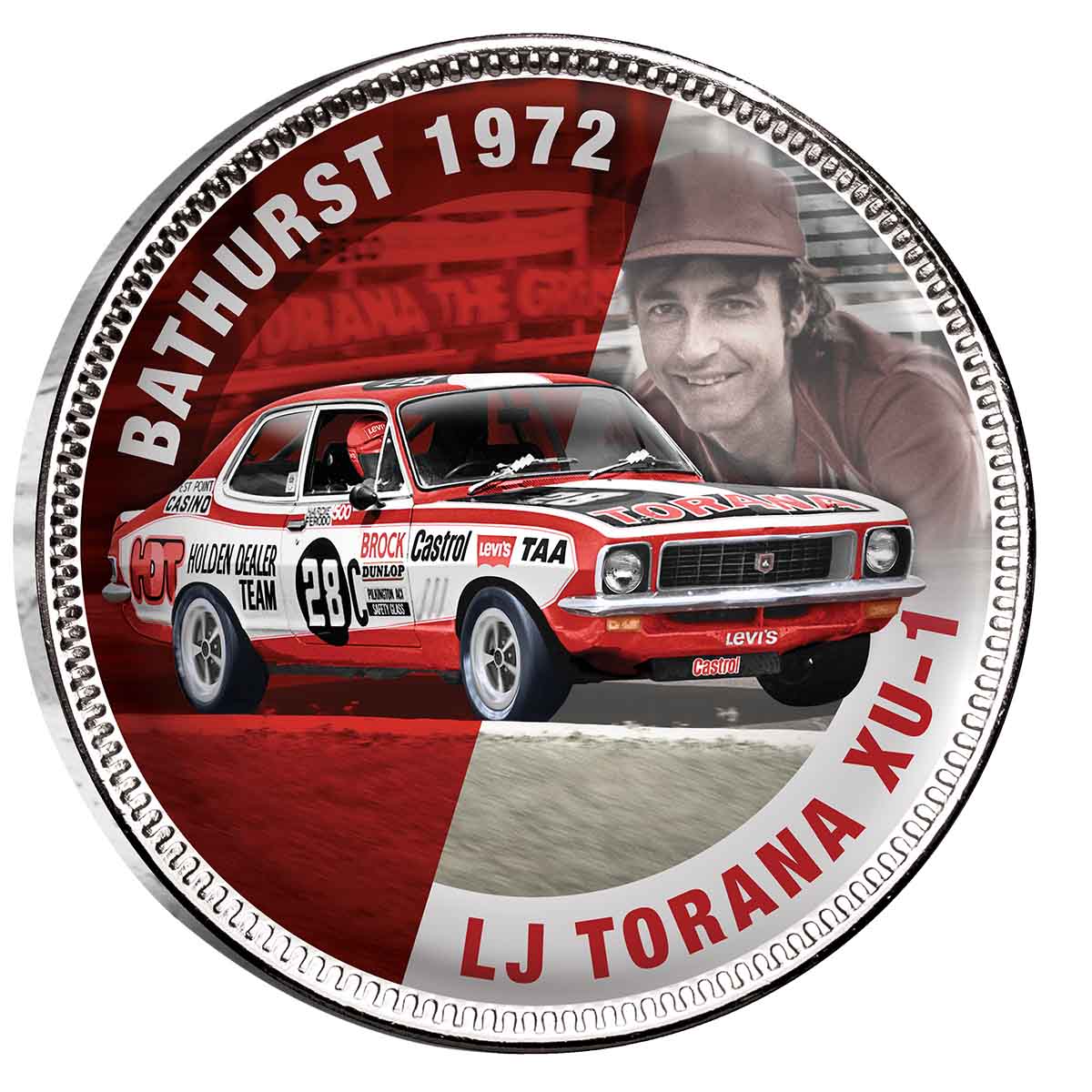 Peter Brock Bathurst Victories Silver-plated Penny 9-Coin Collection
