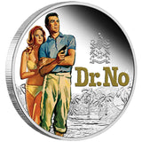 James Bond Dr. No 2022 1oz Silver Proof Coloured Coin