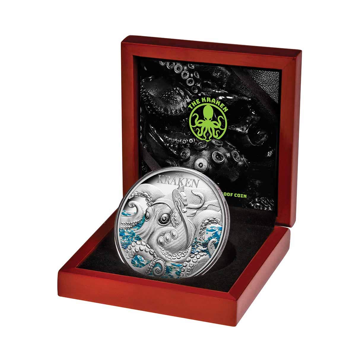 The Kraken 2023 $5 2oz Silver Proof Coin