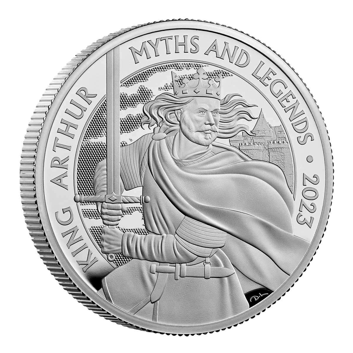 King Arthur 2023 £5 2oz Silver Proof Coin         
