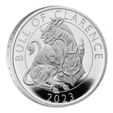The Royal Tudor Beasts The Bull Of Clarence 2023 UK £2 1oz Silver Proof Coin