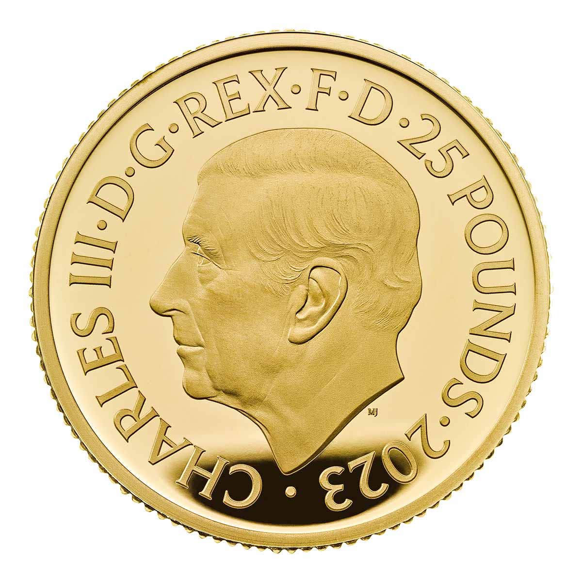 The Britannia 2023 £25 1/4oz Gold Proof Coin