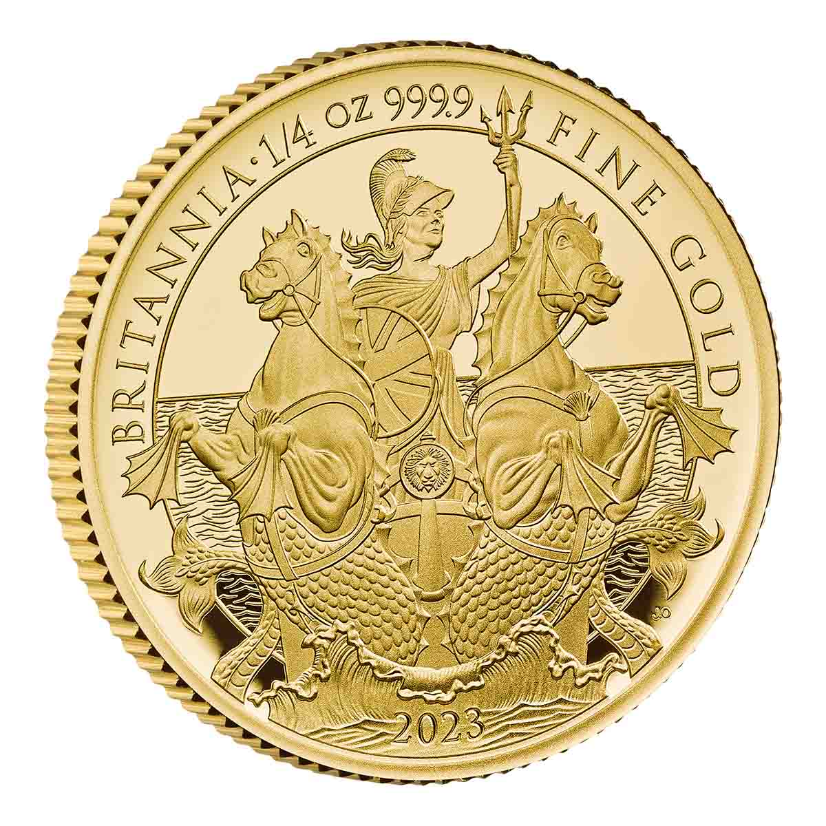The Britannia 2023 £25 1/4oz Gold Proof Coin