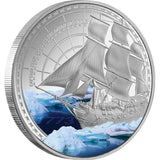 Captain James Cook 2023 $1 First Antarctic Crossing 250th Anniversary 1oz Silver Proof Coin