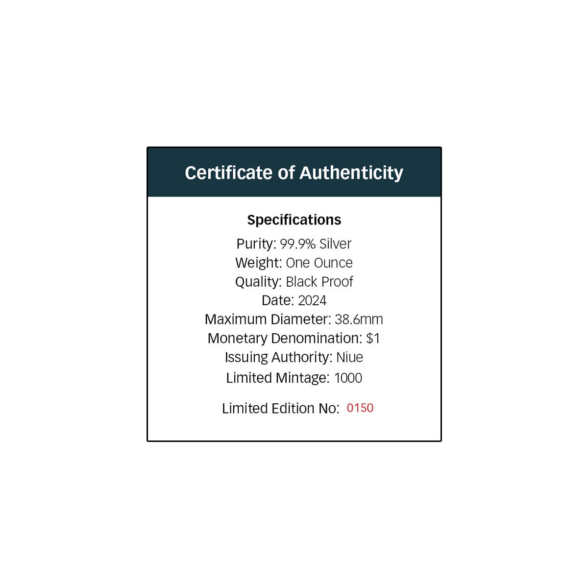 Australia at Night 2024 $1 Rock Wallaby 1oz Silver Black Proof Coin