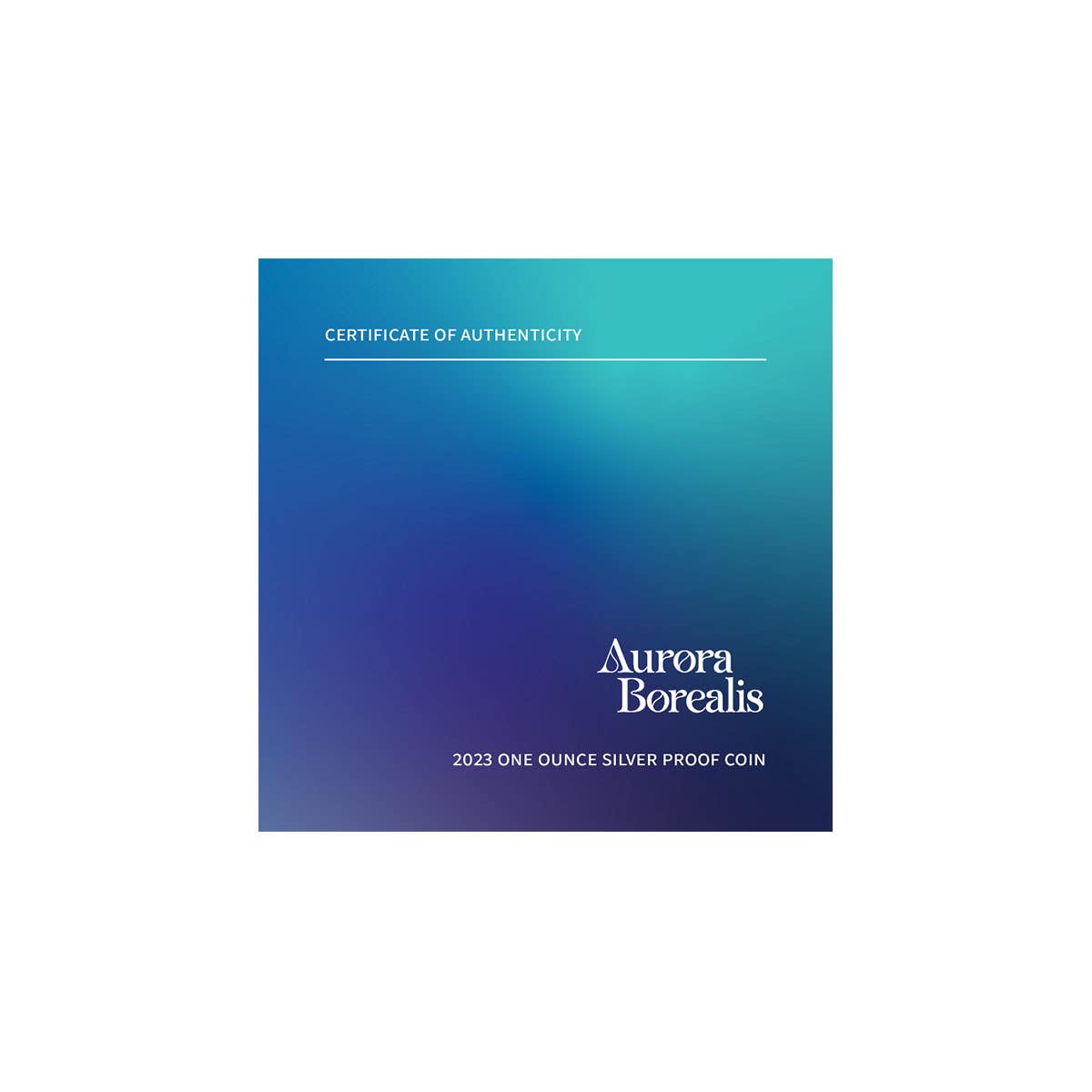 Aurora Borealis 2023 $1 1oz Silver Proof Coin