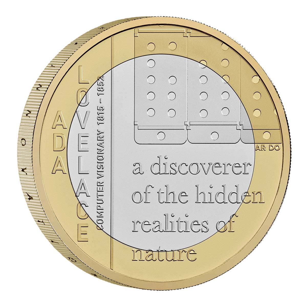 Ada Lovelace 2023 UK £2 Brilliant Uncirculated Coin