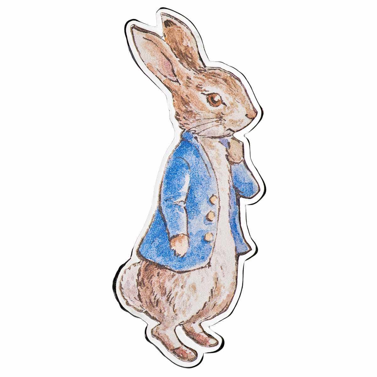 Peter Rabbit-shaped 2023 Half Dollar Silver-plated Brilliant Uncirculated Coin