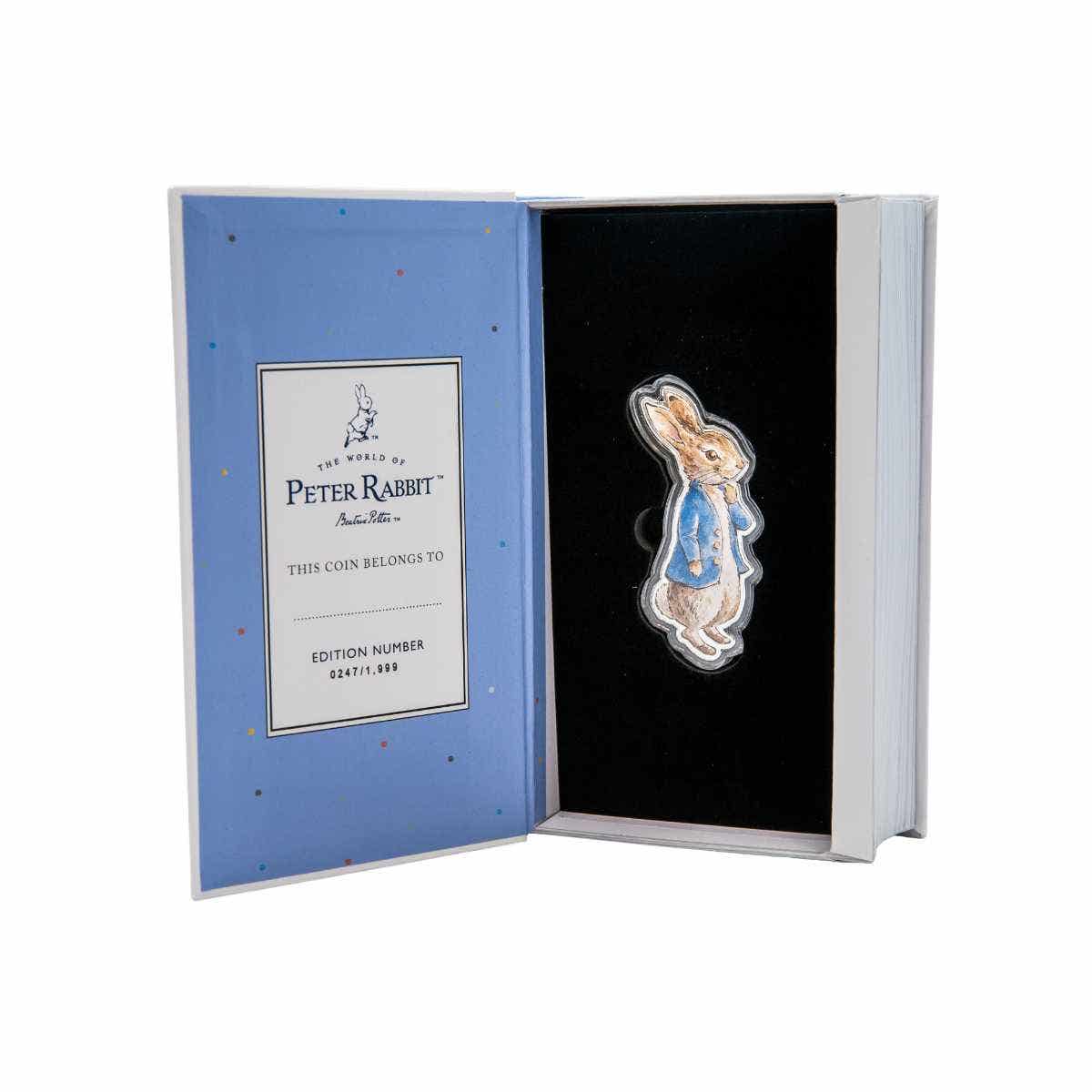 Peter Rabbit-shaped 2023 Half Dollar Silver-plated Brilliant Uncirculated Coin