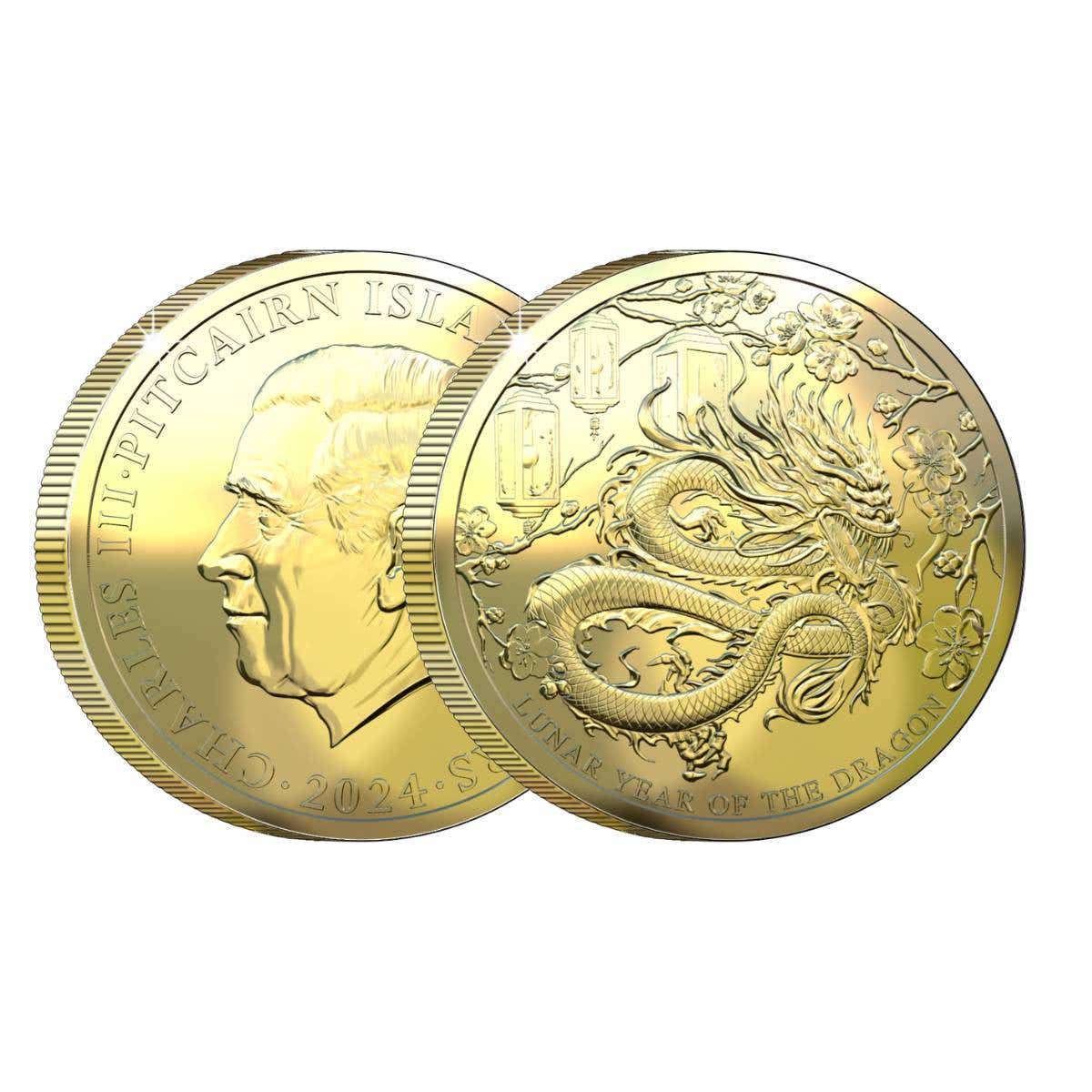 Lunar Dragon 2024 $5 1oz Gold Proof Coin