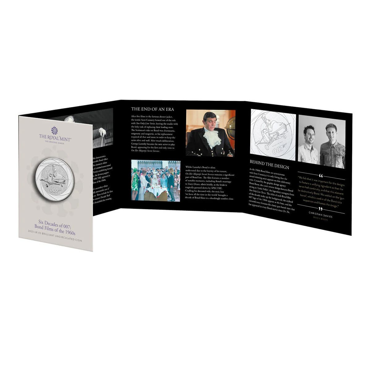 Bond Films of the 60s 2023 £5 Cupro-Nickel Brilliant Uncirculated Coin