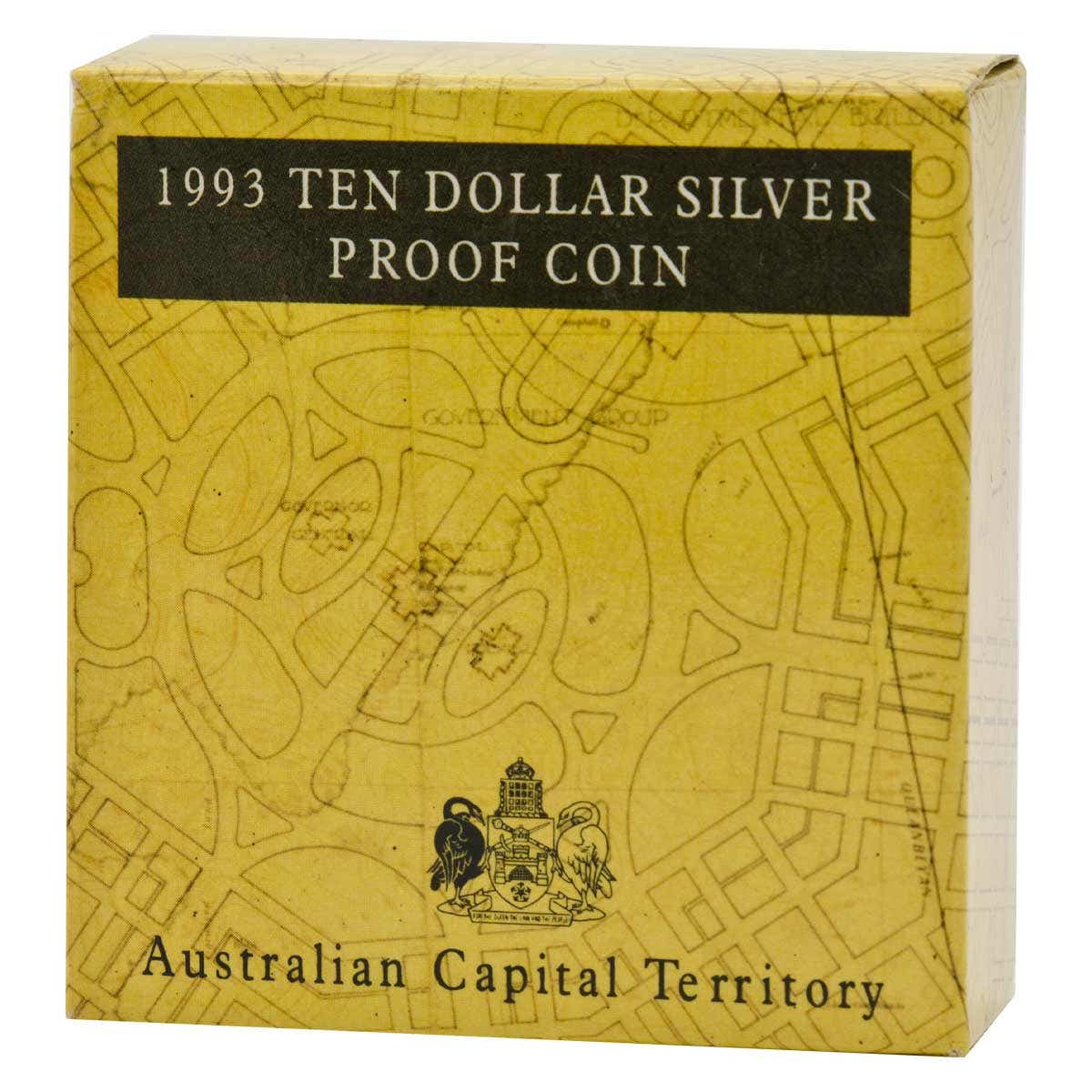 1993 $10 Australian Capital Territory Silver Proof Coin