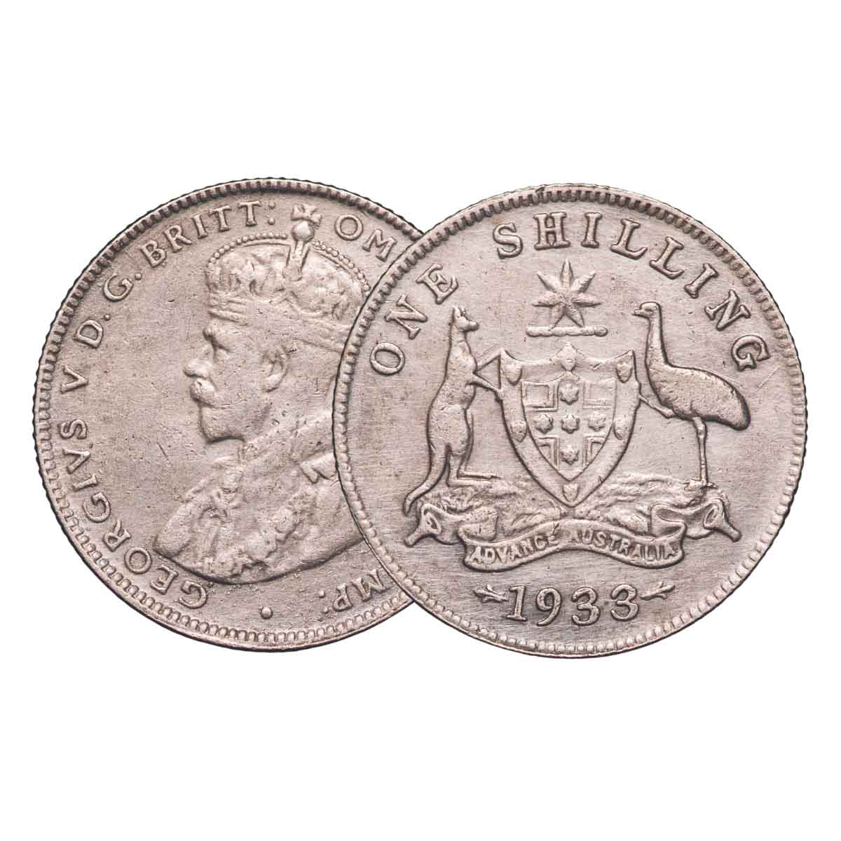 Australia George V 1933 Shilling Fine