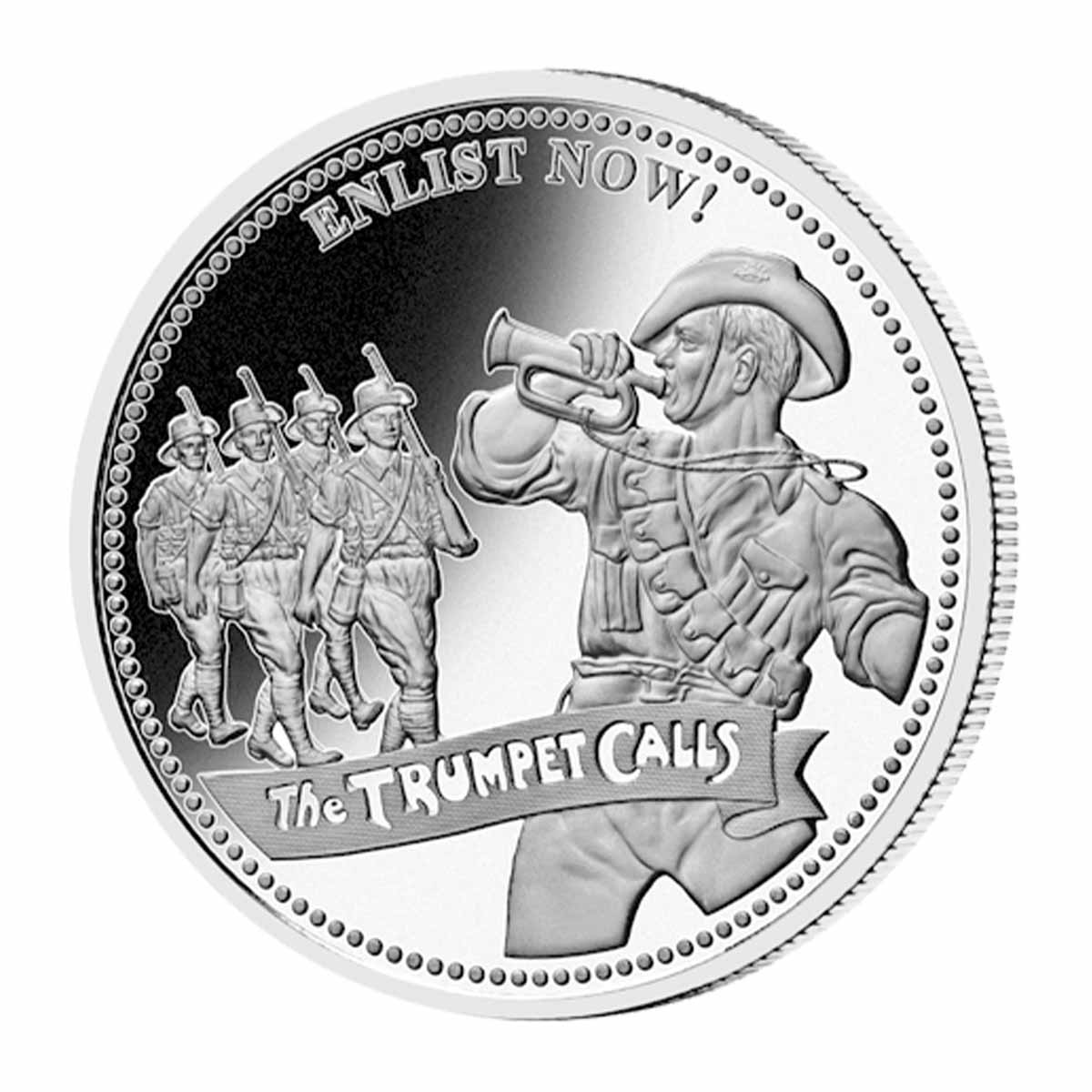 First World War Silver 4-Commemorative Set + FREE WWI Memorial Plaque Replica