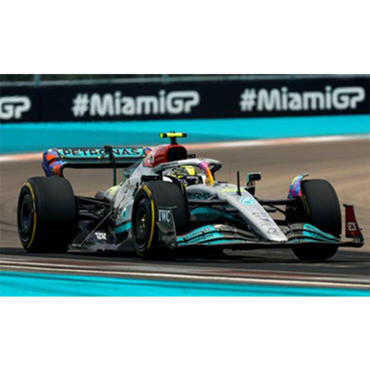 Mercedes-AMG Petronas F1 W13 E Performance No.44 Mercedes-AMG Petronas F1 Team - Miami GP 2022 - Lewis Hamilton - 1:43 Scale Resin Model Car