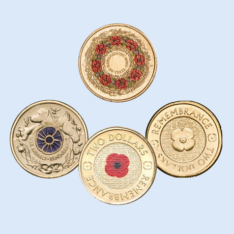 War Poppy Commemorative Coins & Collectables