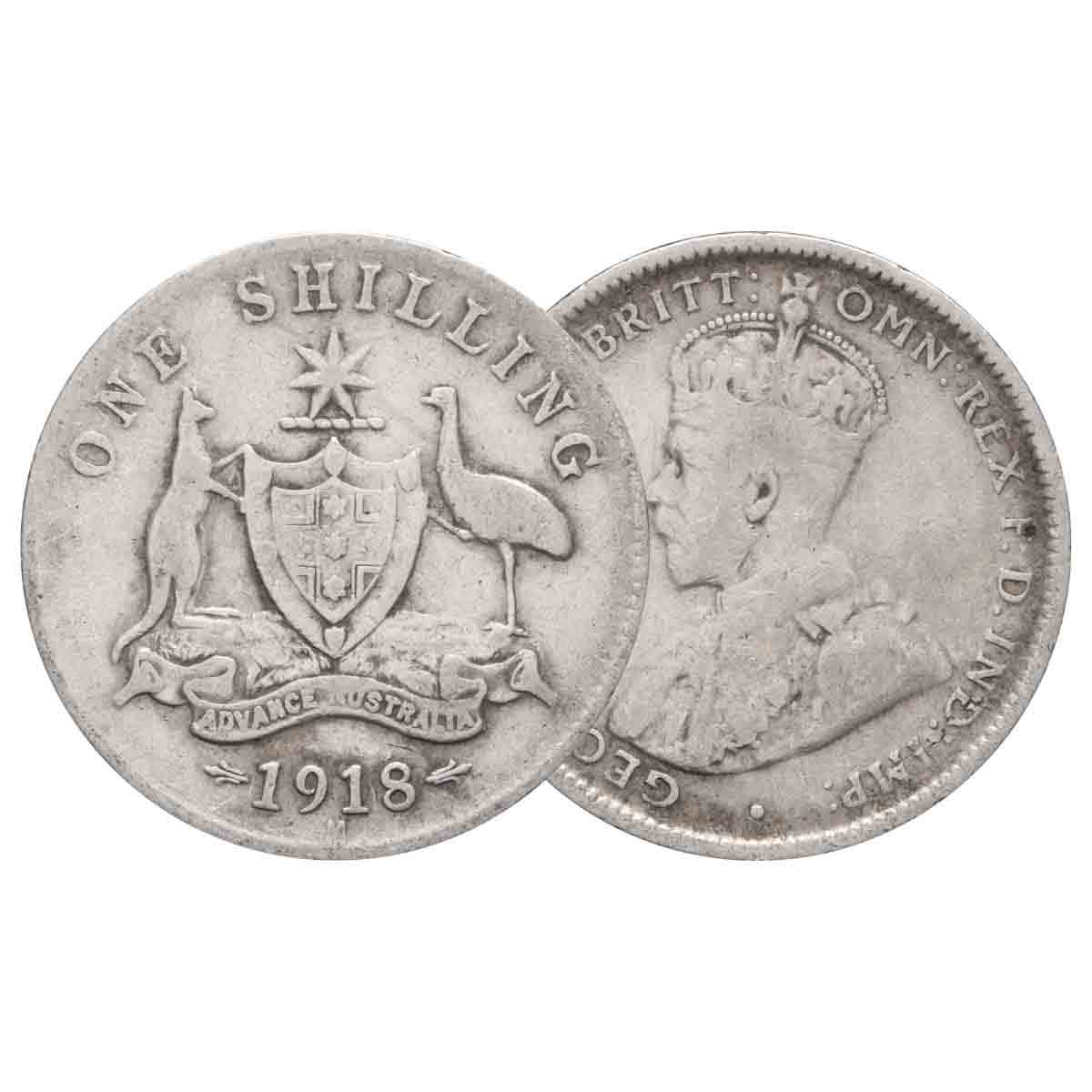 Australia George V 1911-36 Very Good-Fine 6-Coin Set