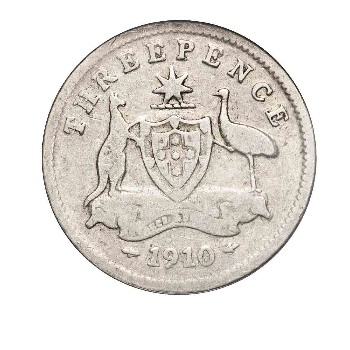 Australia Edward VII 1910 Good-Very Good Silver 4-Coin Set