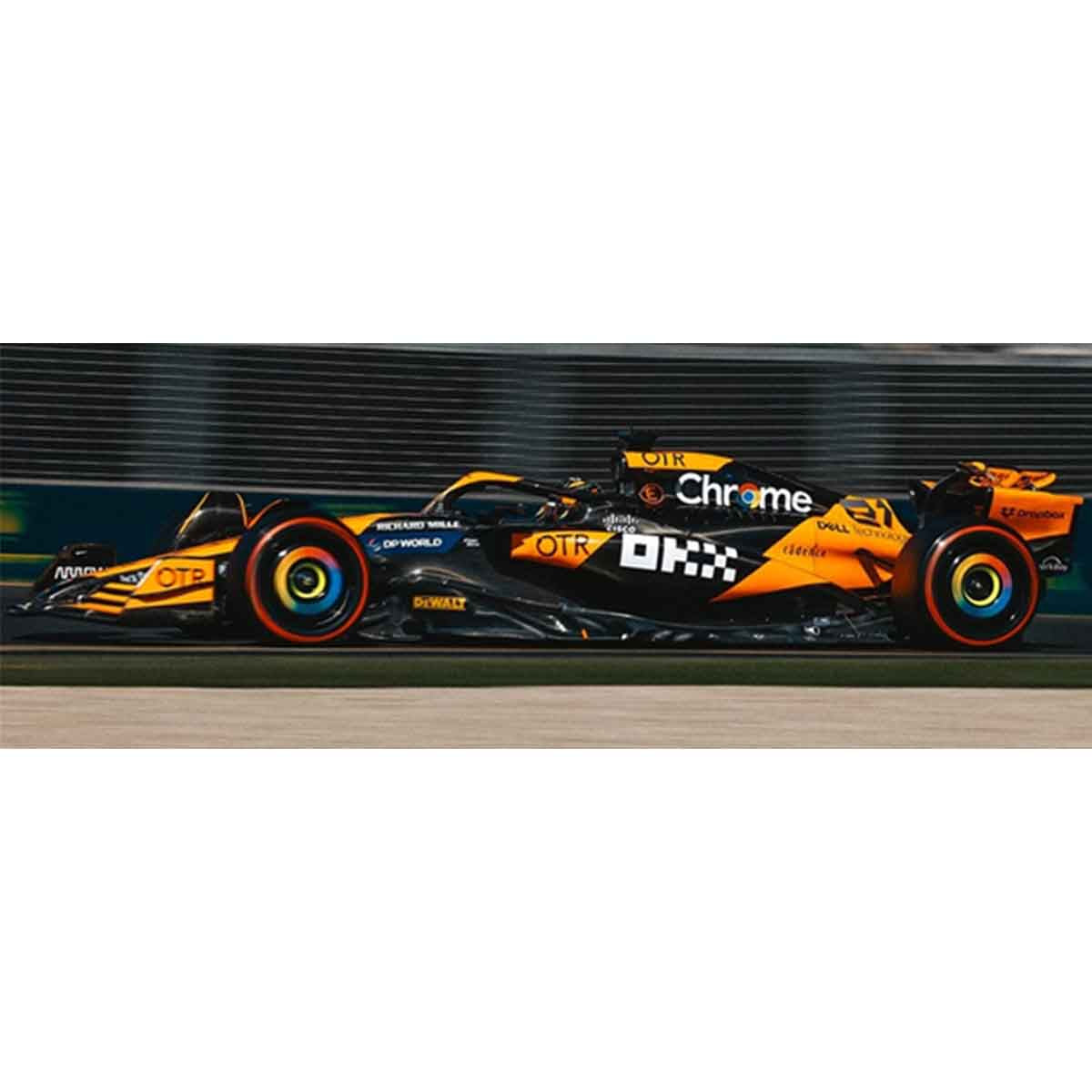 McLaren Formula 1 Team MCL38 No.81 4th Australian GP 2024 - Oscar Piastri - 1:18 Scale Resin Model Car