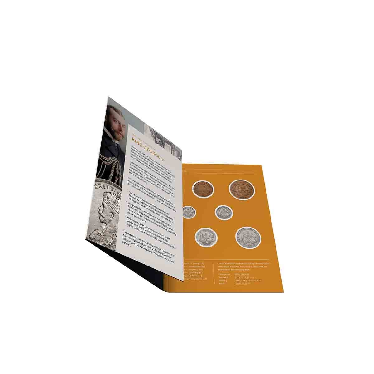 Australia George V 1911-36 Very Good-Fine 6-Coin Set