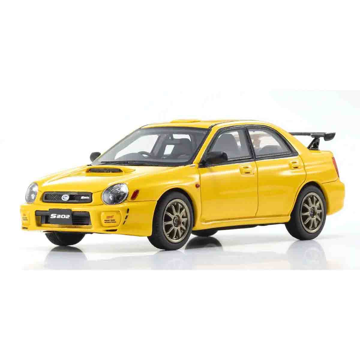SUBARU Impreza S202 Yellow - 1:43 Scale Resin Model Car