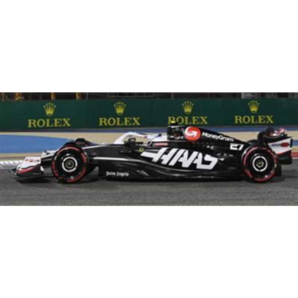 MoneyGram Haas F1 Team VF24 No.27 2024 - Nico Hulkenberg - 1:64 Scale Resin Model Car