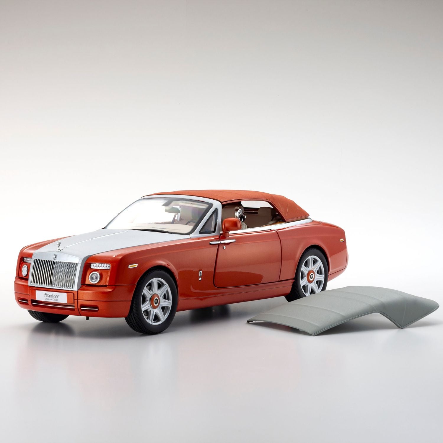 Rolls-Royce Phantom Drophead Coupe - Orange - 1:18 Scale Diecast
