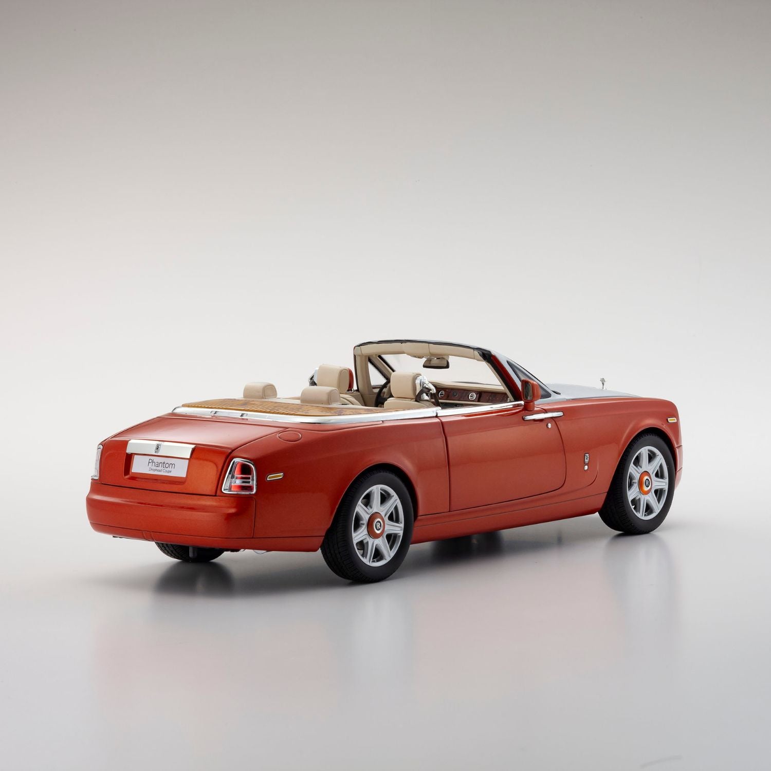 Rolls-Royce Phantom Drophead Coupe - Orange - 1:18 Scale Diecast