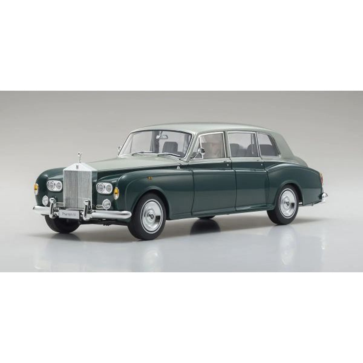 Rolls-Royce Phantom VI Green/Silver - 1:18 Scale Diecast Model Car