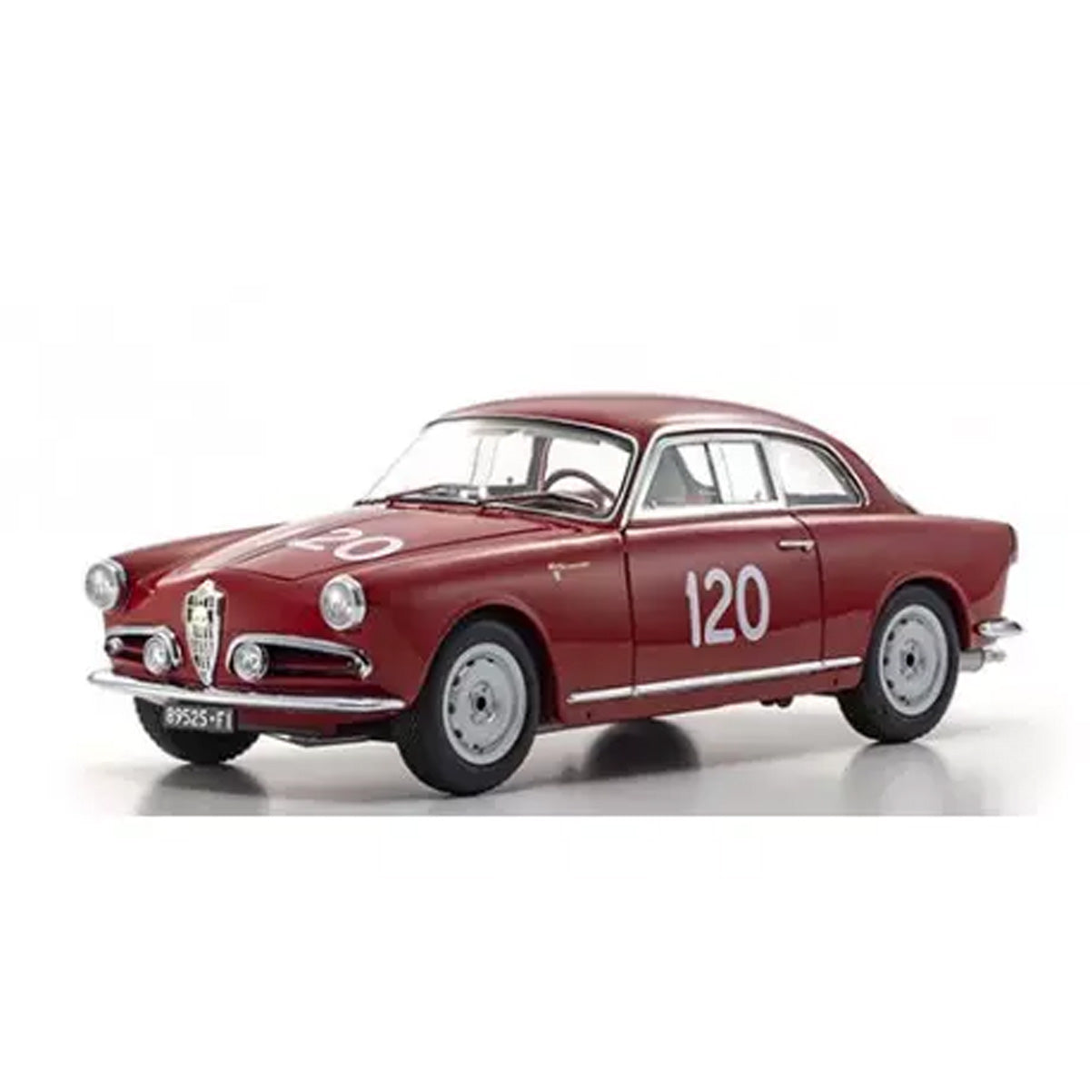 Alfa Romeo Giulietta SV 1956 Mille Miglia (#120) - 1:18 Scale Diecast Model Car