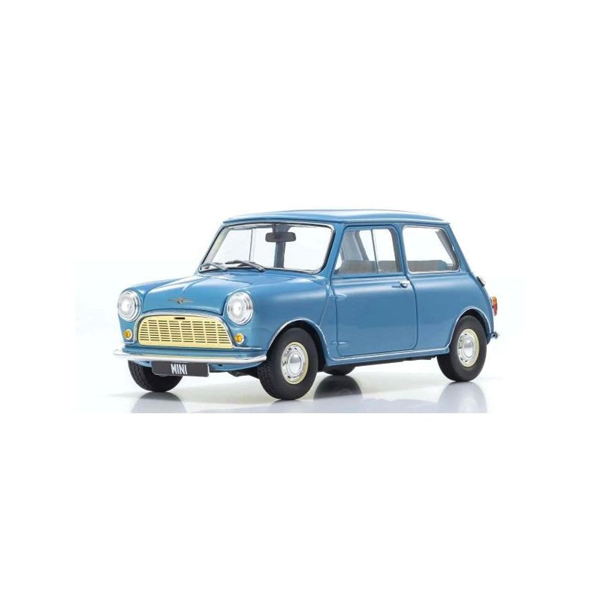 Morris Mini Minor Clipper Blue - 1:18 Scale Diecast Model Car