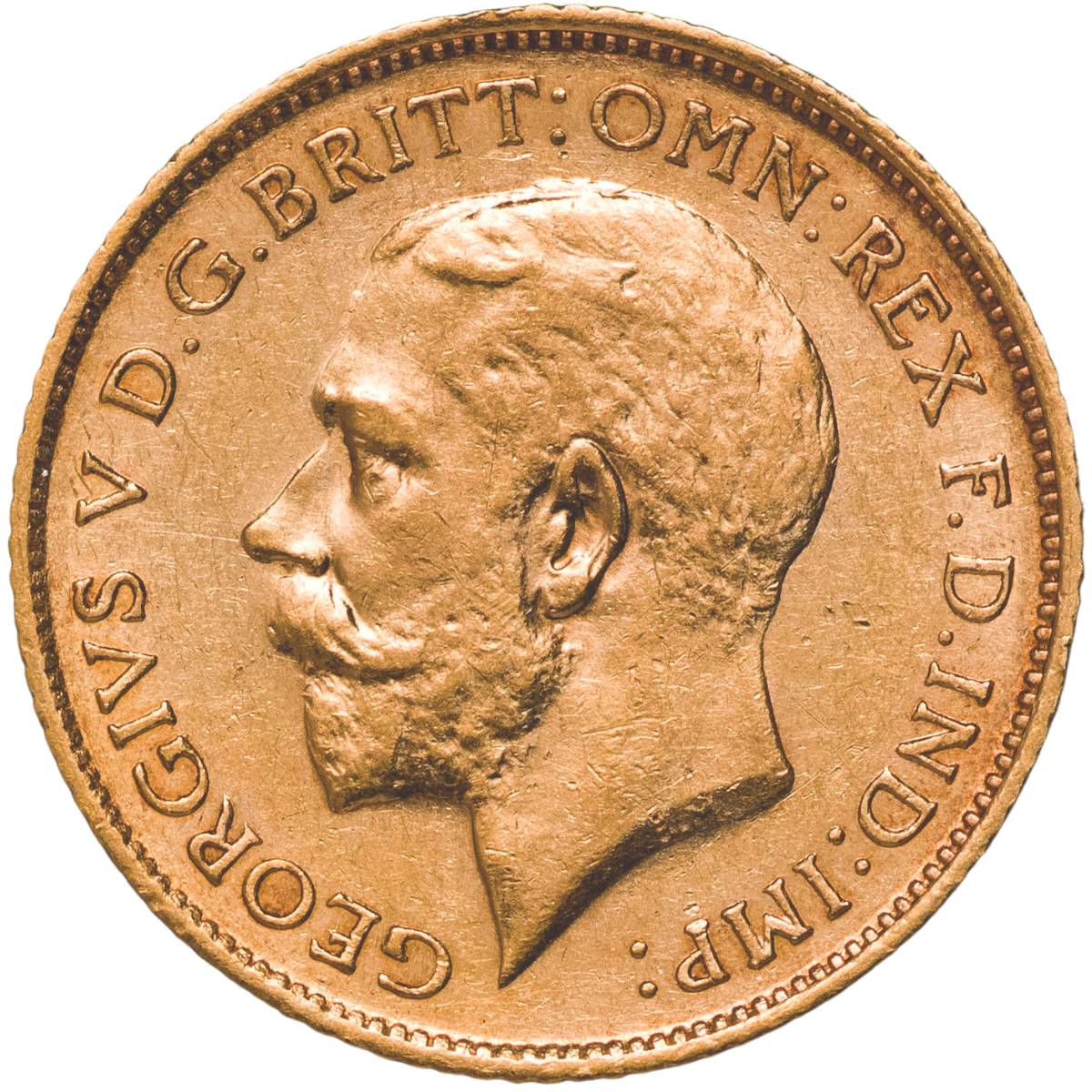 George V 1911S Gold Half Sovereign Extremely Fine