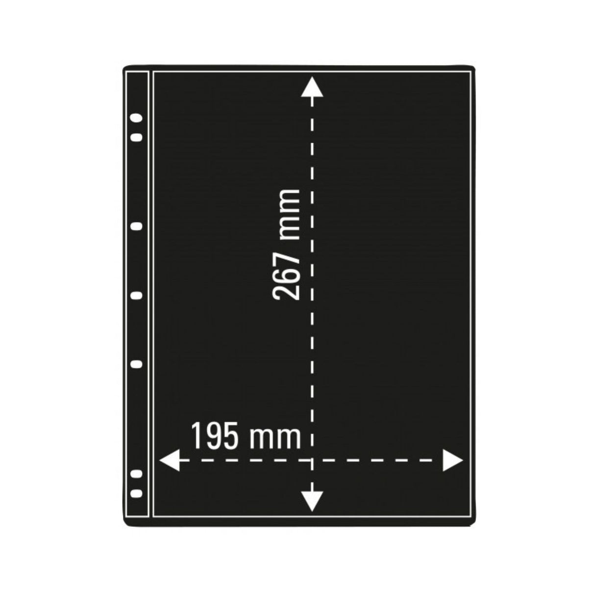 PRINZ NOTE PAGES 1 POCKET BLACK PK 5