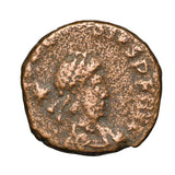 Roman Empire Theodosius II 408-450AD Bronze