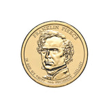 US Presidents 2010 $1 Franklin Pierce Gold-plated Coin