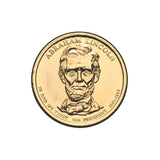 US Presidents 2010 $1 Abraham Lincoln Gold-plated Coin
