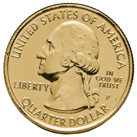 US National Parks 2011 Gettysburg Gold-plated Coin