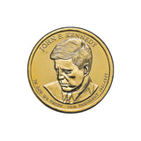 US Presidents 2015 $1 John F. Kennedy Gold-plated Coin