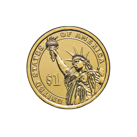 US Presidents 2015 $1 John F. Kennedy Gold-plated Coin