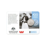 Australia 2015 20c Nurses of World War I Cupro-Nickel Uncirculated Coin