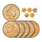 Last ANZACS 1999 $1 A, B, C, S & M Mintmark 5-Coin Set