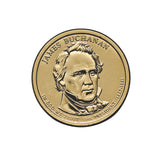 US Presidents 2010 $1 James Buchanan Gold-plated Coin