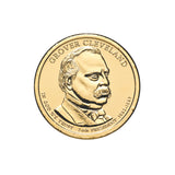 US Presidents 2012 $1 Grover Cleveland (1893-1897) Gold-plated Coin
