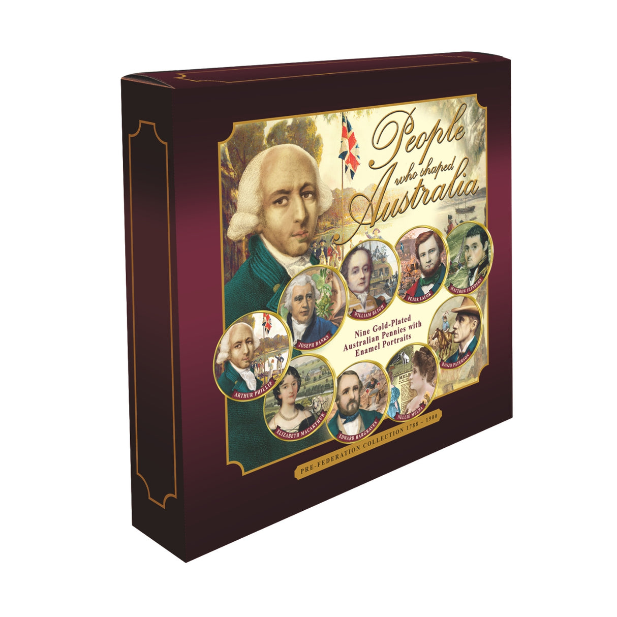 People Who Shaped Australia Enamel Penny Collection