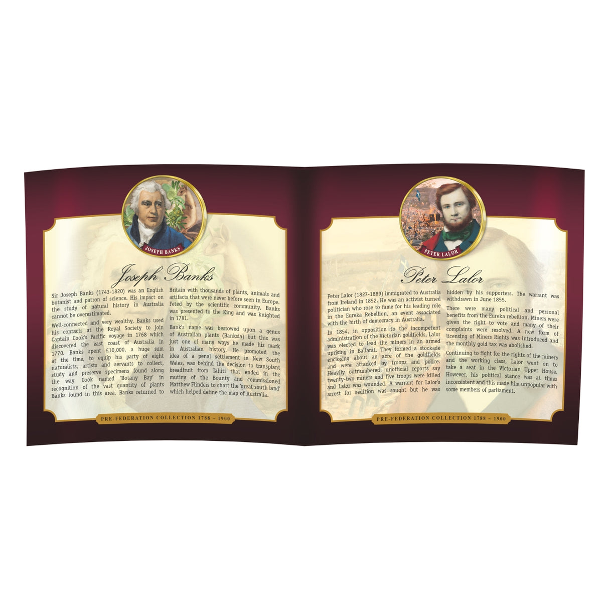 People Who Shaped Australia Enamel Penny Collection