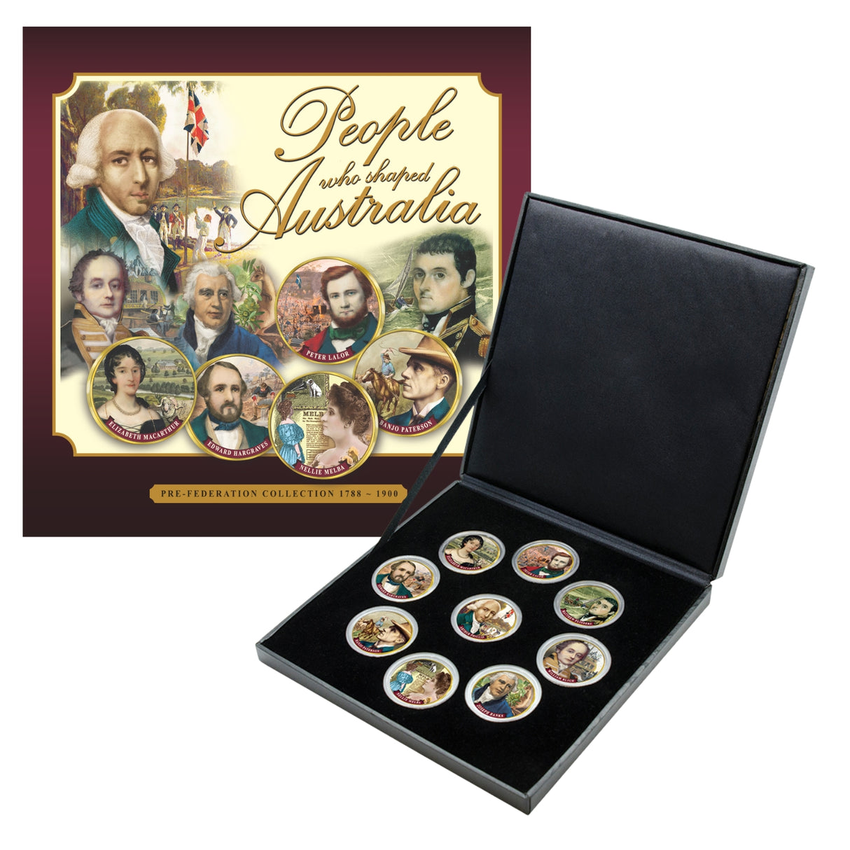 People Who Shaped Australia Enamel Penny Collection
