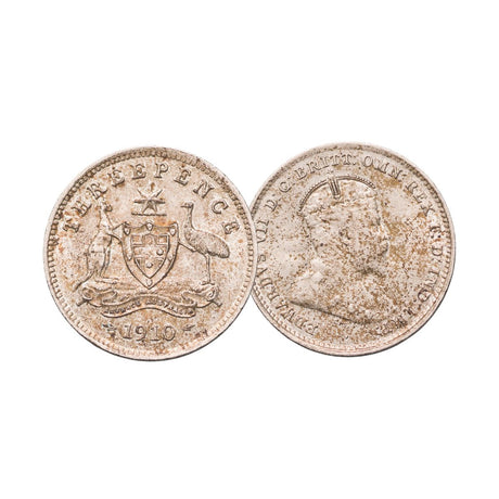 Australia Edward VII 1910 Choice Uncirculated Silver 4-Coin Set