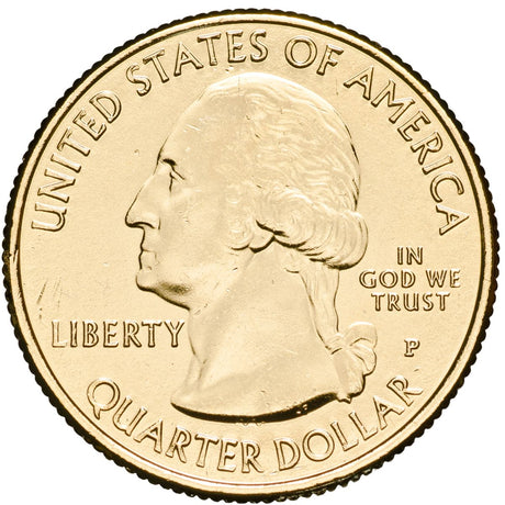 US National Parks 2010 Mount Hood Gold-plated Coin